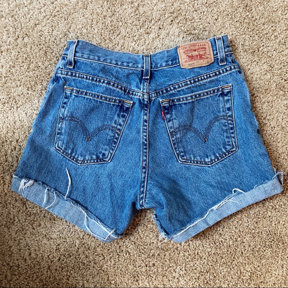 Levi 550 jean shorts
